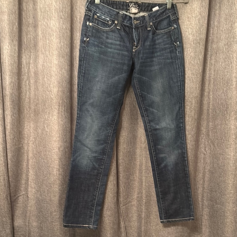 Lucky Brand Dark Blue Straight Leg Jeans